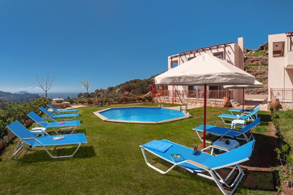 Triopetra Luxury Villas Fournou Lago Exterior foto