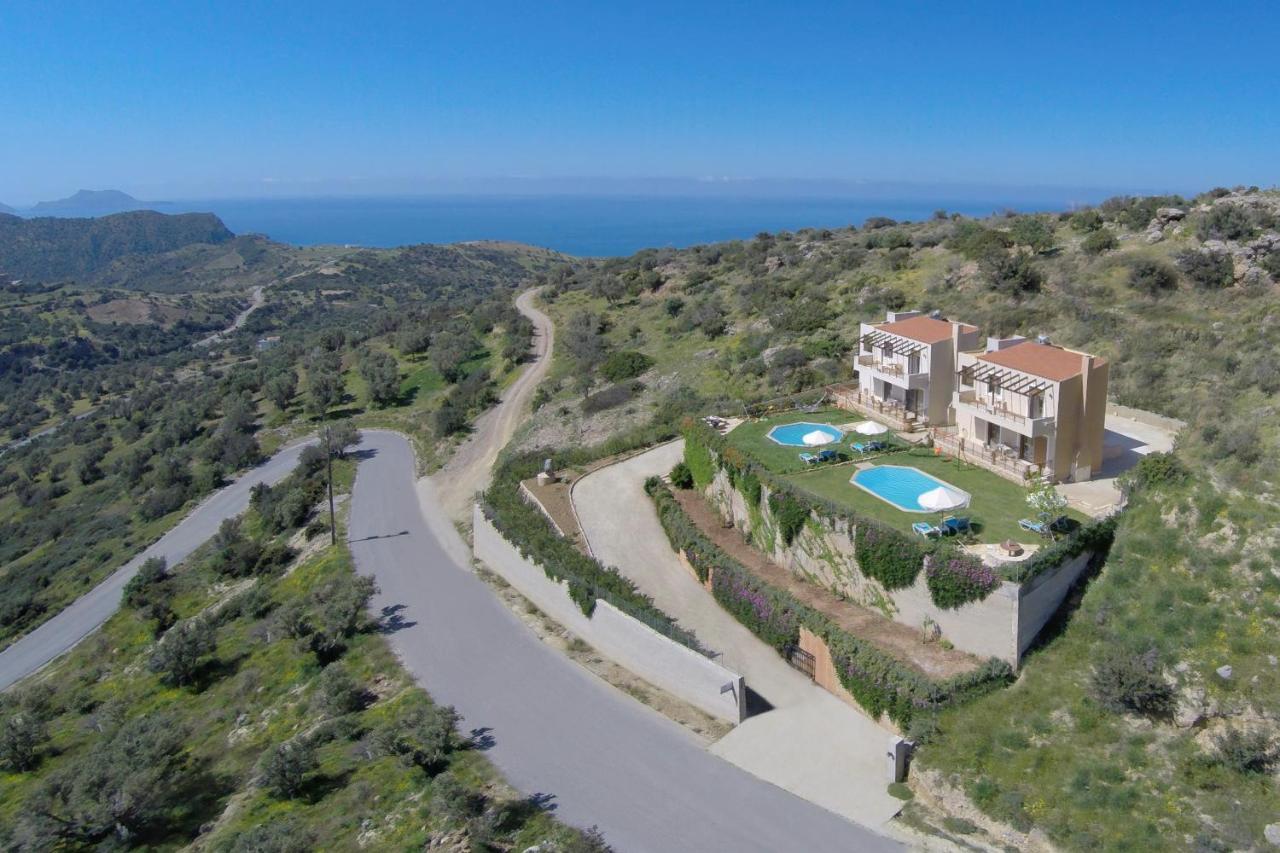 Triopetra Luxury Villas Fournou Lago Exterior foto